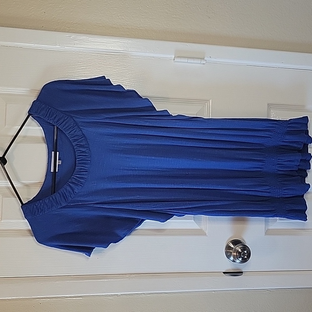 Calvin Klein  Blue Boho Top
